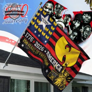Wu-Tang Clan 250 Years of Freedom 1776-2026 America Flag