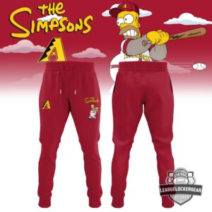 Arizona Diamondbacks x The Simpsons Homer at the Bat Baseball Jersey