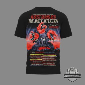 August Burns Red The Amity Affliction The Spring Horizons Tour 2026 T-Shirt