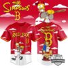 Boston Red Sox The Simpsons Homer Wonderbat Baseball Jersey