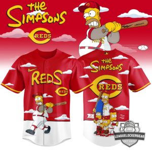 Cincinnati Reds x The Simpsons Baseball Jersey