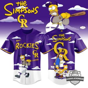 Colorado Rockies x The Simpsons Baseball Jersey