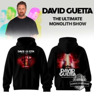 David Guetta The Ultimate Monolith Show Tour Hoodie