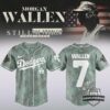 Morgan Wallen x Los Angeles Dodgers Still The Problem Tour 2026 Baseball Jersey