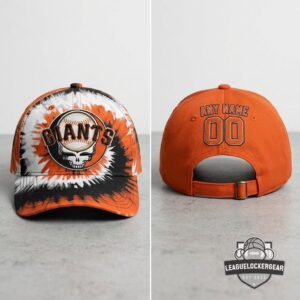 SF Giants X Grateful Dead Tie Dye Custom Baseball Jersey