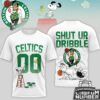 Boston Celtics Snoopy Shut Up & Dribble T-Shirt