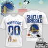 Golden State Warriors Snoopy Woodstock T-Shirt