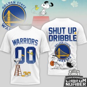 Golden State Warriors Snoopy Woodstock T-Shirt