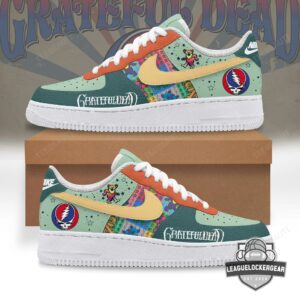 Grateful Dead Dancing Bears Steal Your Face Custom Air Force Shoes