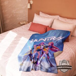K-Pop Demon Hunters HUNTRX Sherpa Blanket