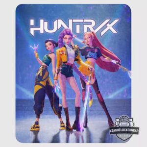 K-Pop Demon Hunters HUNTRX Sherpa Blanket