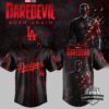 LA Dodgers Marvel Daredevil Born Again Baseball Jersey