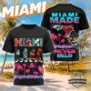 Miami Sports Mascots Abbey Road T-Shirt