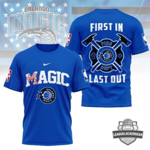 Orlando Magic Firefighter First In Last Out T-Shirt