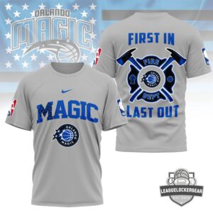 Orlando Magic Firefighter First In Last Out T-Shirt