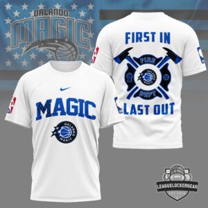 Orlando Magic Firefighter First In Last Out T-Shirt
