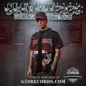 $uicideboy$ Grey Day 2026 North American Tour Baseball Jersey