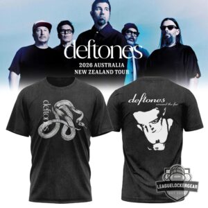 Deftones 2026 Australia New Zealand Tour Around The Fur T-Shirt