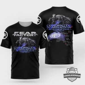 Fear Factory Cybernetic Domination 35 Years Of Fear AUS/NZ Tour 2026 T-Shirt