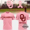 Oklahoma Sooners Softball Pink Game T-Shirt