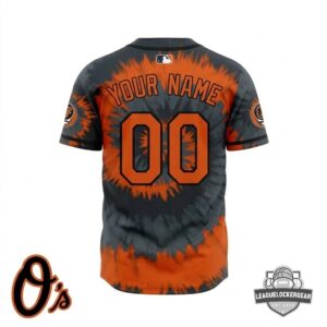 Baltimore Orioles x Grateful Dead Baseball Jersey