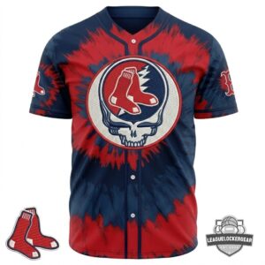 Boston Red Sox x Grateful Dead Baseball Jersey