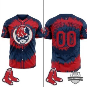 Boston Red Sox x Grateful Dead Baseball Jersey