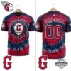 Cleveland Guardians x Grateful Dead Steal Your Face Tie Dye Baseball Jersey