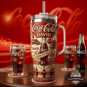 Coca-Cola Personalized 140th Anniversary Tumbler With Handle
