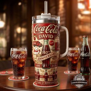 Coca-Cola Personalized 140th Anniversary Tumbler With Handle
