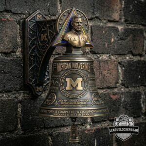 Michigan Wolverines 2026 Basketball National Champions Commemorative Bell