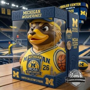 Michigan Wolverines 2026 NCAA National Champions Rubber Duck
