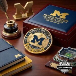 Michigan Wolverines NCAA Basketball National Champions Coin
