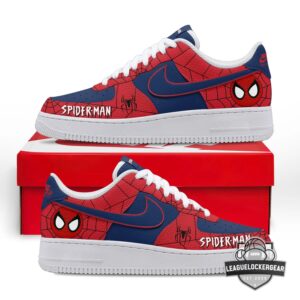 Spider-Man Classic Suit Custom Air Force 1 Shoes