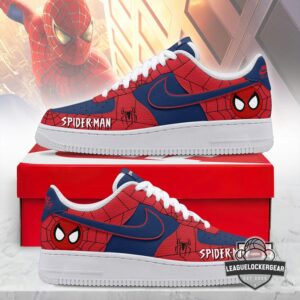 Spider-Man Classic Suit Custom Air Force 1 Shoes