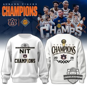 Auburn Tigers 2026 NIT National Invitation Tournament Champions Sweatshirt
