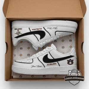 Auburn Tigers NIT Champions Personalized Custom Air Force 1 Shoes