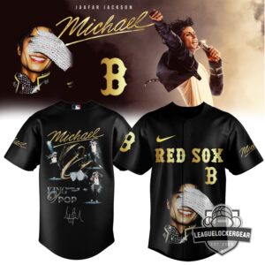 Boston Red Sox x Michael Jackson King of Pop Michael Movie Baseball Jersey