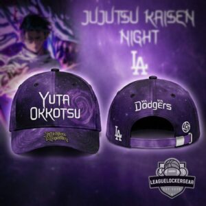 Los Angeles Dodgers Jujutsu Kaisen Night Yuta Okkotsu Baseball Jersey