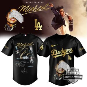 Michael Jackson King of Pop x Los Angeles Dodgers Baseball Jersey
