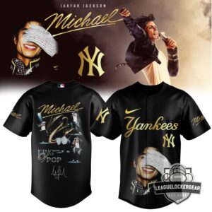 Michael Jackson x New York Yankees Jaafar Jackson Michael Movie Baseball Jersey
