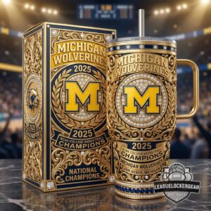 Michigan Wolverines 2026 NCAA Basketball National Champions Tumbler