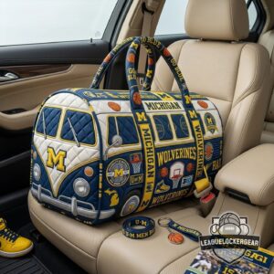 Michigan Wolverines Men's Basketball Duffle Bag