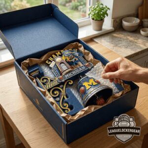 Michigan Wolverines NCAA Champions Wall Bell Hanger