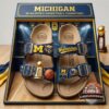 Michigan Wolverines NCAA Men's Basketball Champions Sandals