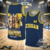 Michigan Wolverines NCAA Men's Basketball Champions 2025-2026 Basketball Jersey