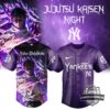 New York Yankees Jujutsu Kaisen Night Baseball Jersey