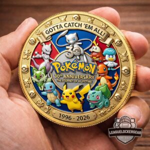 Pokémon 30th Anniversary 1996-2026 Commemorative Coin