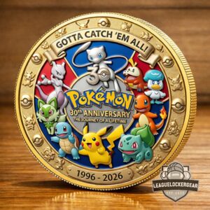 Pokémon 30th Anniversary 1996-2026 Commemorative Coin