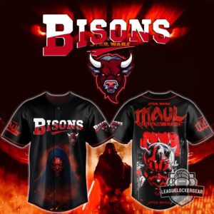 Bisons Star Wars Darth Maul Shadow Lord Baseball Jersey